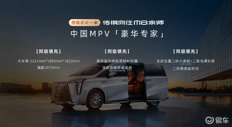 与冠军同行! 传祺向往M8宗师正式上市!